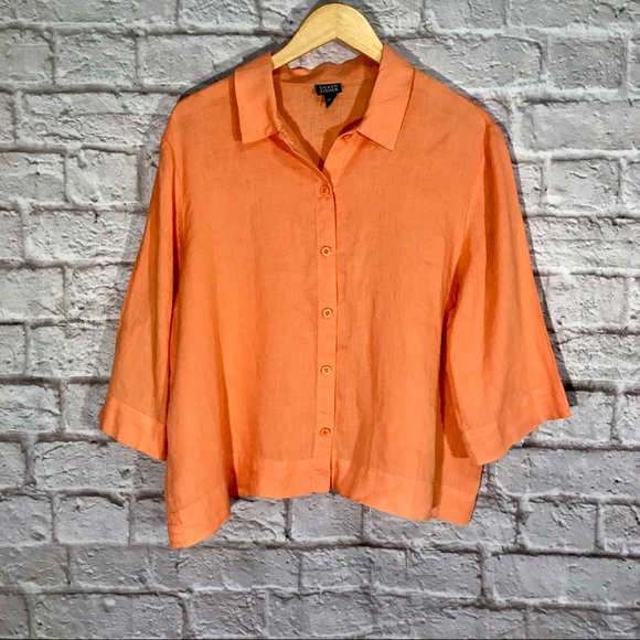 Eileen Fisher Tops - EILEEN FISHER 100% Irish Linen. Great boxy top